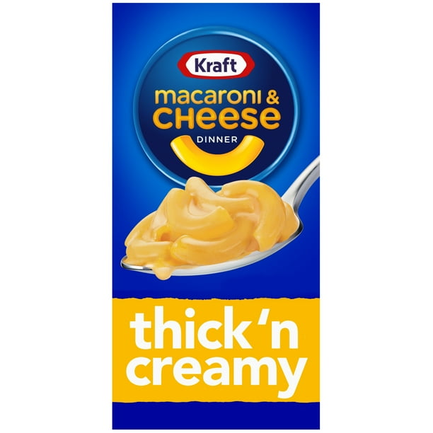 Kraft Thick 'n Creamy Macaroni & Cheese Dinner, 7.25 oz Box - Walmart ...