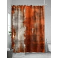 thumbnail image 5 of Shower Curtains Abstract Paint Art Graffiti Lattice Bath Curtain Red Gray Waterproof Bathroom Shower Curtain Set with Hooks Decoration 36 x 72 Inches, 5 of 7