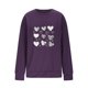 thumbnail image 5 of Xuyuer Valentine's Day Heart Print - Women's Loose Round Neck Long Sleeve Top for Casual Lover Themed Outfits, Cozy Seasonal Wear, Couple Matching Style & Romantic Gift Holiday Apparell, 5 of 5