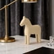 thumbnail image 5 of Estilo Moderno y Limpio: Crea Una Decoración de Caballo de Madera para El Hogar, Sala de Estar, Mueble de Tv, Mesa de Té., 5 of 6