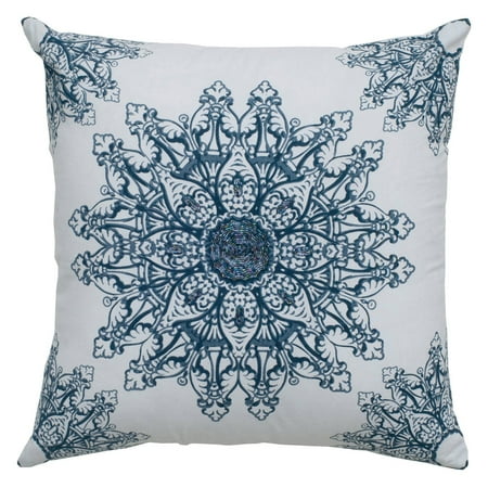 Rizzy Home medallion 18" x 18"Cotton decorative filled pillow