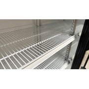 NSF 48 in. Sliding Door Commercial Refrigerator 32 Cu.Ft. Tempered Glass Merchandiser Refrigerator, Disaplay Cooler
