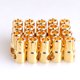 thumbnail image 1 of Conector Enchufable 20 pares de conectores tipo banana tipo bala de 6 mm para batería RC chapados en oro Sywqhk libre de BPA, 1 of 8