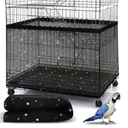 Dolked Universal Bird Cage Cover Skirt Nylon Mesh Net Guard Extra Large Parrot Birdcage Cover