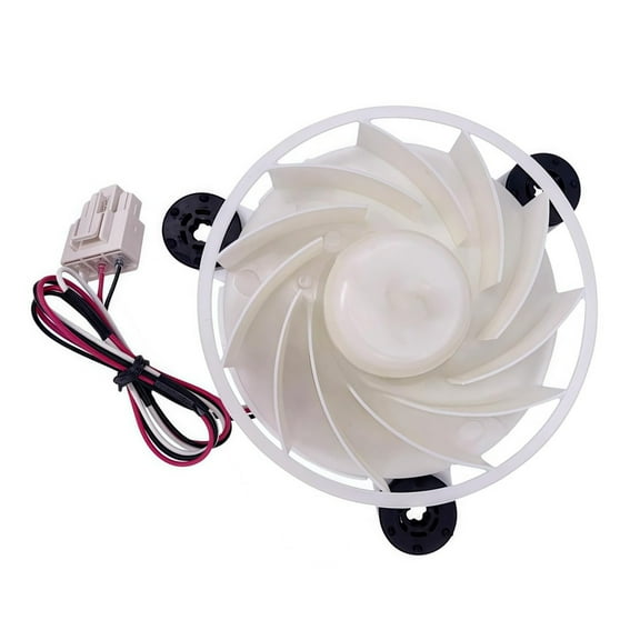 Easy Installation Plastic Refrigerator Evaporator Fan Motor DC12V 2.5W 1870RPM Replacement Part for Freezer Cooling Unit