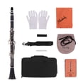 thumbnail image 3 of Muslady ABS 17-Key Clarinet Bb Flat with Carry Case Gloves Cleaning Cloth Mini Screwdriver Reed Case 10pcs Reeds Woodwind Instrument, 3 of 7