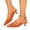 Orange, variant on Mfakffe Mary Jane Shoes for Women Comfortable Pointed Toe Casual Outdoor Fashion Cut Out Shoes Slip on Versatile Low Kitten Heel Shoes Red 10 Wide(EU:43)