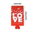 thumbnail image 1 of RKSTN 10 Card Slots Valentine'S Day Pull-Out Red Envelope B, 1 of 8