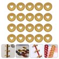 thumbnail image 3 of 20Pcs Loose Leaf Binder Discs Plastic Planner Binding Rings Hollow Expansion Discs, 3 of 8