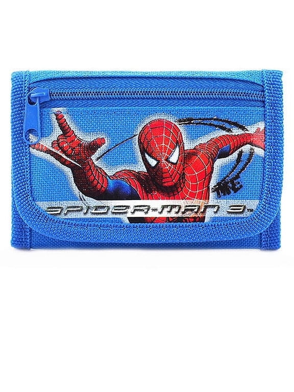 Men's Novelty Trifold Wallet, Blue