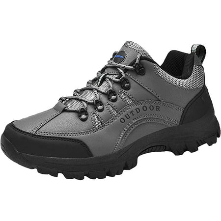 

Men s Waterproof Hiking Shoes Breathable Anti Slip Ankle Booties Durable Hiking Trekking Trails Shoes