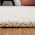thumbnail image 4 of SAFAVIEH Micro-Loop Charlotte Geometric Solid Wool Area Rug, Light Grey/Ivory, 5' x 8', 4 of 9