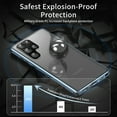 thumbnail image 3 of ELEHOLD Full Body Case for Samsung Galaxy S24 Ultra Anti-Peeping Magnetic Privacy Tempered Glass Screen Protector Luxury Rugged Shockproof Anti-Scratch Phone Case for Galaxy S24 Ultra,Black, 3 of 7