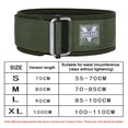 thumbnail image 4 of Polyester Back Braces Adjustable Weightlifting Belt for Men Women (S Black), 4 of 10