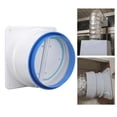 thumbnail image 4 of Range Hoods Check Valve, Automatic Easy Installation 1 Way Kitchen Check Valve ABS Stainless Steel Silicone With Reducing Circle For 5.9 To 7.1in Dia Pipe, 4 of 8