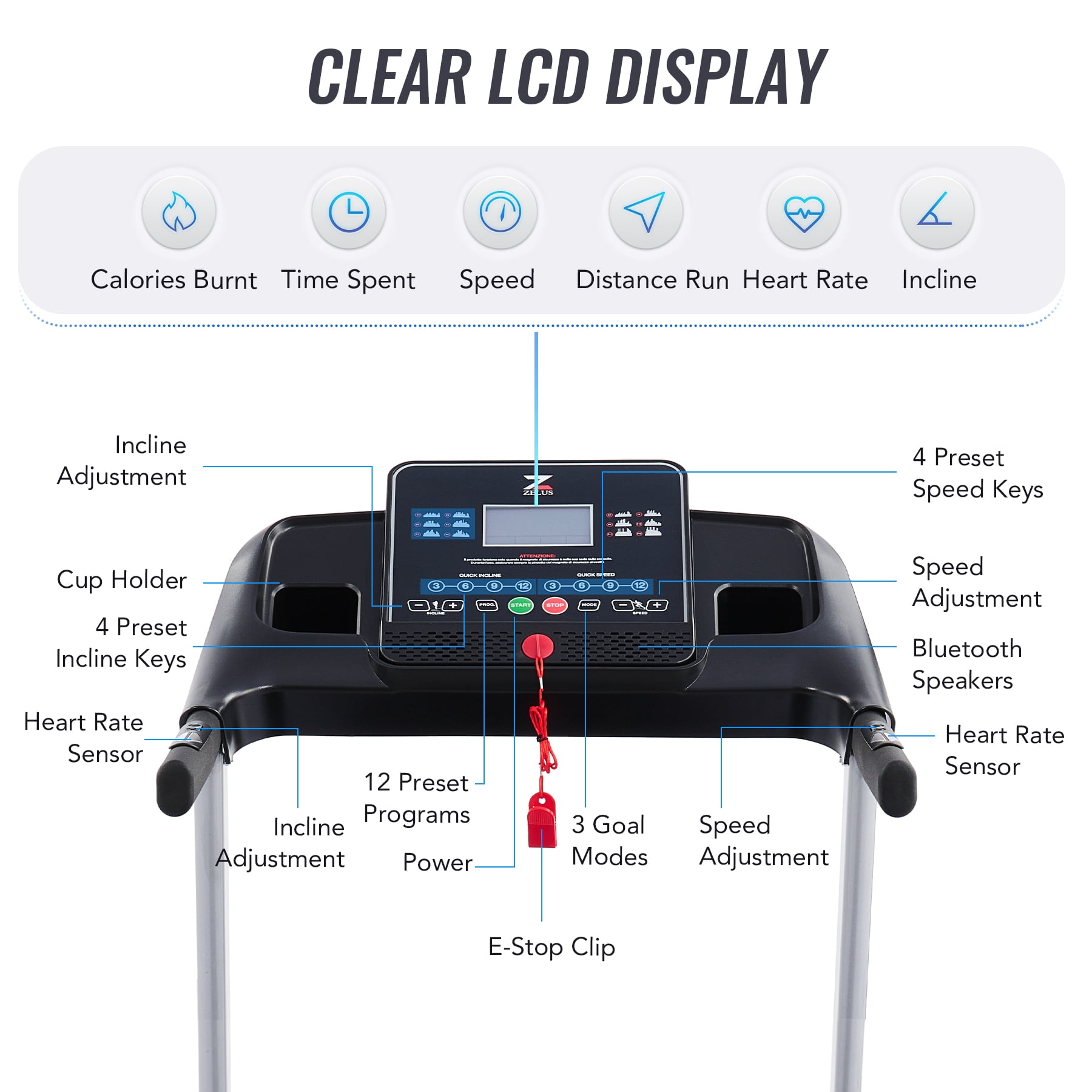 Zelus treadmill walmart hotsell