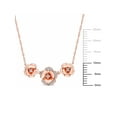thumbnail image 2 of Everly Women's Diamond 10k Rose Gold Necklace, 2 of 7
