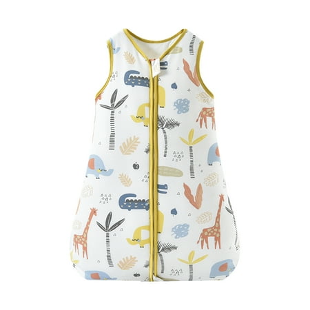 

AmShibel Baby Sleeping Bag Baby Sleeping Sack for Spring Summer Lightweight and Breathable Sleeveless Infant Sleep Cartoon Sack