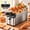 Silver, variant on WHALLULTRA 4 Slice Long Slot Toaster, Touch Screen & Projection Display, 6 Shade Settings, Bagel/Defrost/Reheat, Stainless Steel, Silver