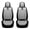 Black Gray-Front Set, variant on Car Seat Covers Full Set Fit for Nissan Ariya 2021-2026, Premium Faux Leather Waterproof Breathable Anti‑Slip Seat Protectors, Beige