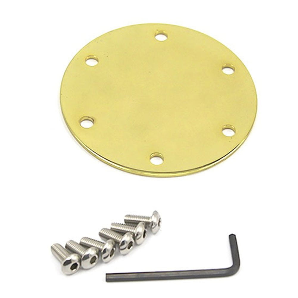 Universal Aluminum 6 Hole Steering Wheel Horn Button Delete Plate Cover