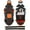 Black 1, variant on vangelo Tungsten Ice Cleats with Straps for Winter Boots and Shoes Anti-Slip Grippers on Ice Snow Surface with Reflective Back