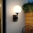 thumbnail image 3 of Lámpara de pared exterior Hyunbae, 48 cm, impermeable, con forma de globo, E26, 3 of 9