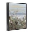 thumbnail image 3 of Stupell Industries Wild Flower Coastline Painting Black Framed Giclee Art, design by Sally Swatland, 30 x 24, 3 of 8