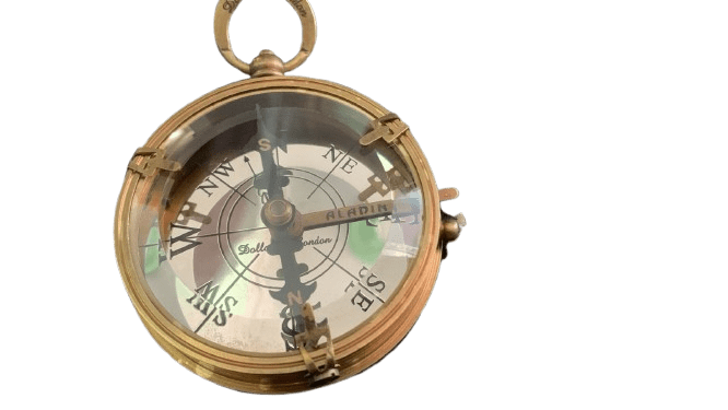 Maritime Treasures Instruments Brass Compass Engraved Gift for Son, Grandson, Daughter, Baptism, Confirmation Communion Godson Church Graduation Day-Isaiah41:31