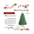 thumbnail image 2 of Árbol Pino De Navidad Verde Elegante 180 Cm Artificial, 2 of 6