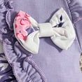 thumbnail image 5 of Kogui Toddler Girls Rompers Girls One Piece Outfit Cute Jumpsuit Dance Daily Wear Outfits 0 3 6 9 12 18 24 Months (Purple,3-6 Months), 5 of 9