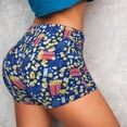 thumbnail image 4 of Fotbe Cute Popcorn Shorts Sin Costuras – Shorts Deportivos de Cintura Alta para Mujer, Elásticos para Gimnasio, Yoga, Running o Ciclismo-X-Large, 4 of 8