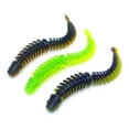 thumbnail image 4 of 100PC Floating Worm Bait Bellows Worms for Bass Fishing Soft Plastic Lures, 4 of 9