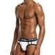 thumbnail image 3 of hombres bragas de malla elástica - Blanco, L L Soledad calzoncillos de malla para hombres ropa interior, 3 of 4