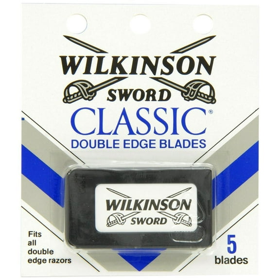 Wilkinson Sword CLASSIC Double Edge Razor Blades (2 packs of 5 = 10 Blades)