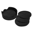 thumbnail image 3 of LSLJS 6-Piece Set Of Beverage Base Silicone Beverage Cup Base Black Grooved Design Non Slip Base Coffee Cup Base Desktop Protection, Home Kitchen Gadgets Accessories, 3 of 9
