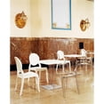 thumbnail image 3 of Compamia Elizabeth Polycarbonate Patio Dining Chair in Clear, 3 of 20