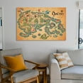 thumbnail image 6 of The Hoenn Region Map With The Middle Earth Style Poster Decorative Painting Canvas Wall Art Living Room Posters Bedroom Painting,Unframe-style,16x24inch(40x60cm), 6 of 8