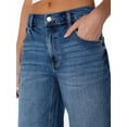 thumbnail image 4 of Celebrity Pink Women's and Women's Plus Relaxed Denim Jorts, Sizes XS-XXXL, 4 of 6