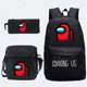 thumbnail image 1 of Mochila 3D Game Among Us para niños y niñas Bolsa Escolar dibujos animados, 1 of 4