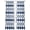 Blue, variant on Bohemia Sheer Curtains 108 Inch Length 2 Panels Set Window Treatments, Retro Abstract Geometric Pattern Boho Black Rod Pocket Semi Curtains for Living Room/Bedroom/Kitchen Décor, 104"W x 108"L