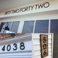 thumbnail image 3 of House Numbers Go Home Numbers, 5 cm, plástico moderno, negro y blanco, 3 of 7