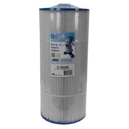 Unicel C-8326 Replacement 125 SqFt Hot Tub Spa Filter Cartridge, 199 Pleats