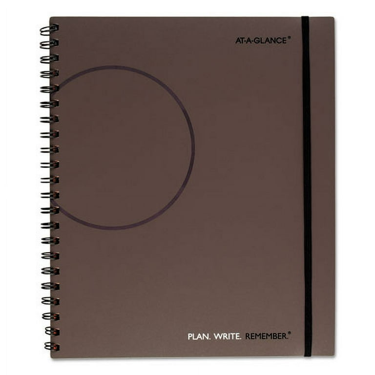 Plan. Write. Remember. Planning Notebook Two Days Per Page , 11 x 8.38, Gray Cover, Undated Plan. Write. Remember. Planning Notebook Two Days Per Page , 11 x 8.38, Gray Cover, Undated