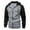 Gray, variant on Yaoyar Mens Sport Long Sleeve Zip-up Brushed Hoodie Color Block Sweatshirt Outwear Jacket with Pocket Dark Blue 2XL