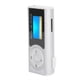 thumbnail image 3 of Linterna MP3 deportiva portátil Mini BackClip LCD Mini pantalla reproductor multimedia de música (plateado), 3 of 5