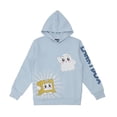 thumbnail image 6 of Lanky Box Boxy & Ghosty Boy's Light Blue Long Sleeve Hooded Sweatshirt-18, 6 of 7