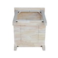 thumbnail image 5 of IC International Concepts Solano Table d'Appoint, 22 Po L x 21 Po P x 25 Po H, Non Fini, 5 of 5