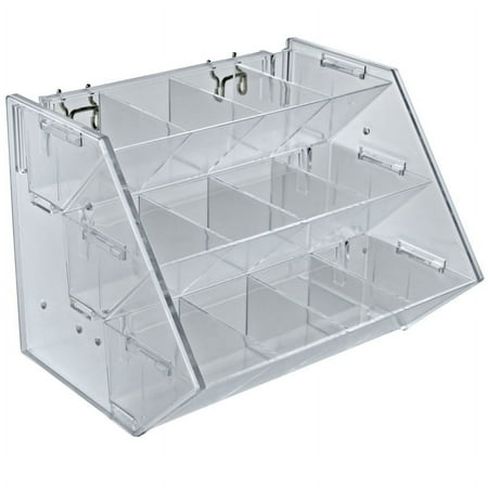 UPC: 0794504870633 | Azar Displays 223012 12 Compartment 3 Step Tray