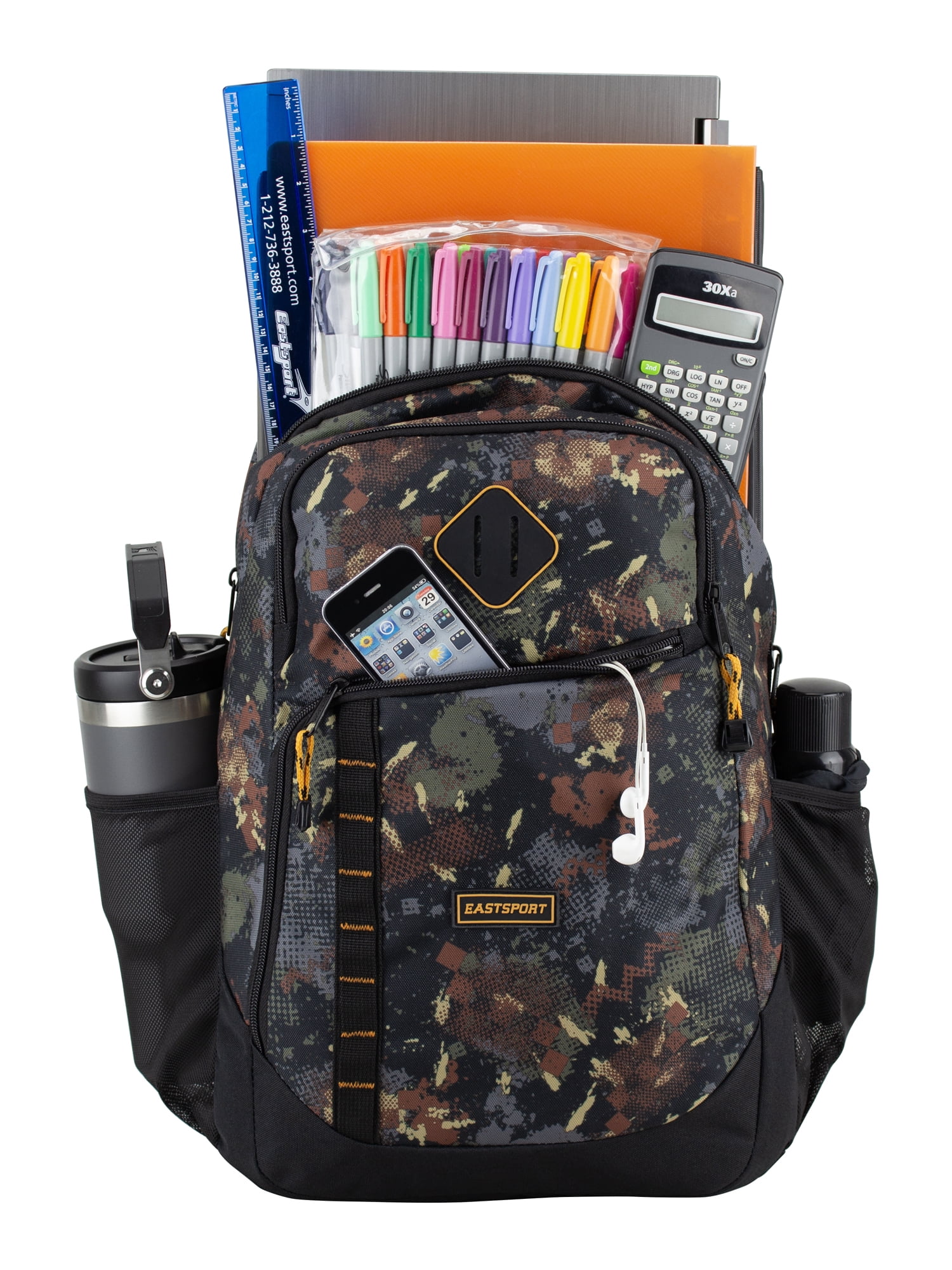Eastsport Unisex Olympus Sport 18" Backpack, Camo Edge